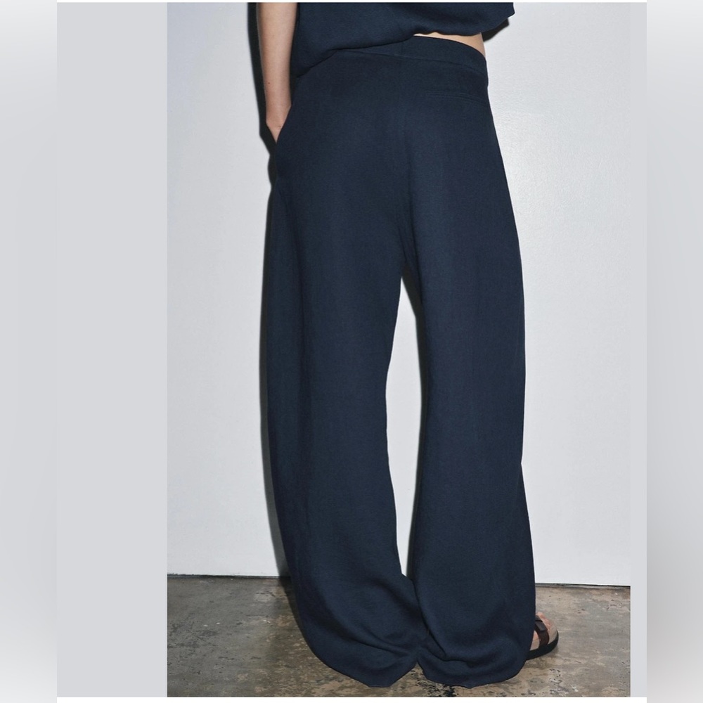 ZW COLLECTION LINEN BALLOON PANTS - Picture 2 of 7